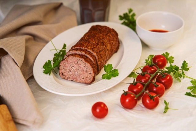Gebackener Halal-Hackbraten